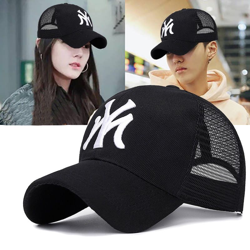 Korean fashion hat cap cap Korean casual versatile student couple cap male sunshade curved eaves Embroidered Baseball Cap female
