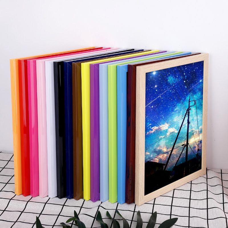Frame mounting sketch 4k8 open 16K creative art works frame size simple a3a4 business license photo frame hanging wall