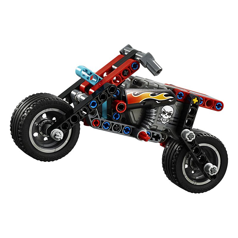 乐高2020新品机械组42106卡车与摩托车特技表演男孩拼装积木玩具