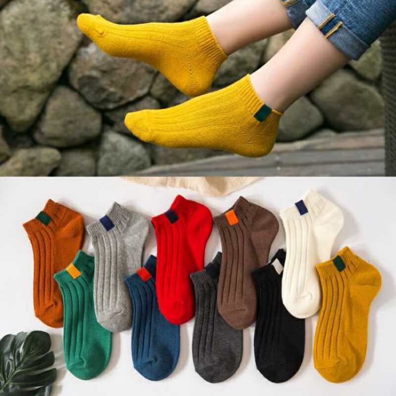 【超值10双装】袜子女冬季保暖中筒袜运动袜可爱袜子韩版潮流短袜