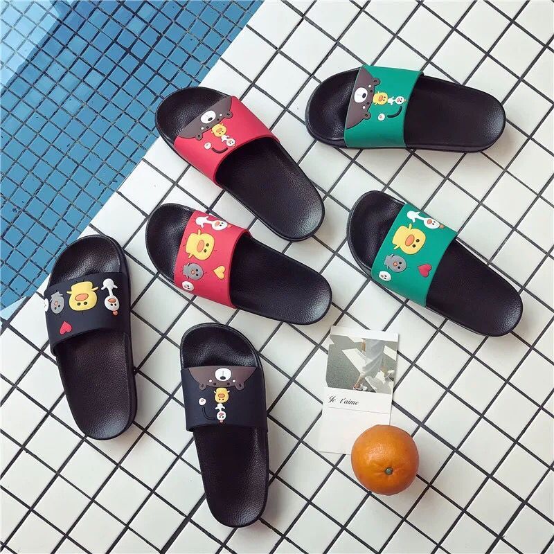 Sandals for home antiskid new casual flat heel fashion Korean version for inside and outside wear versatile thin sole student Ms. Xia