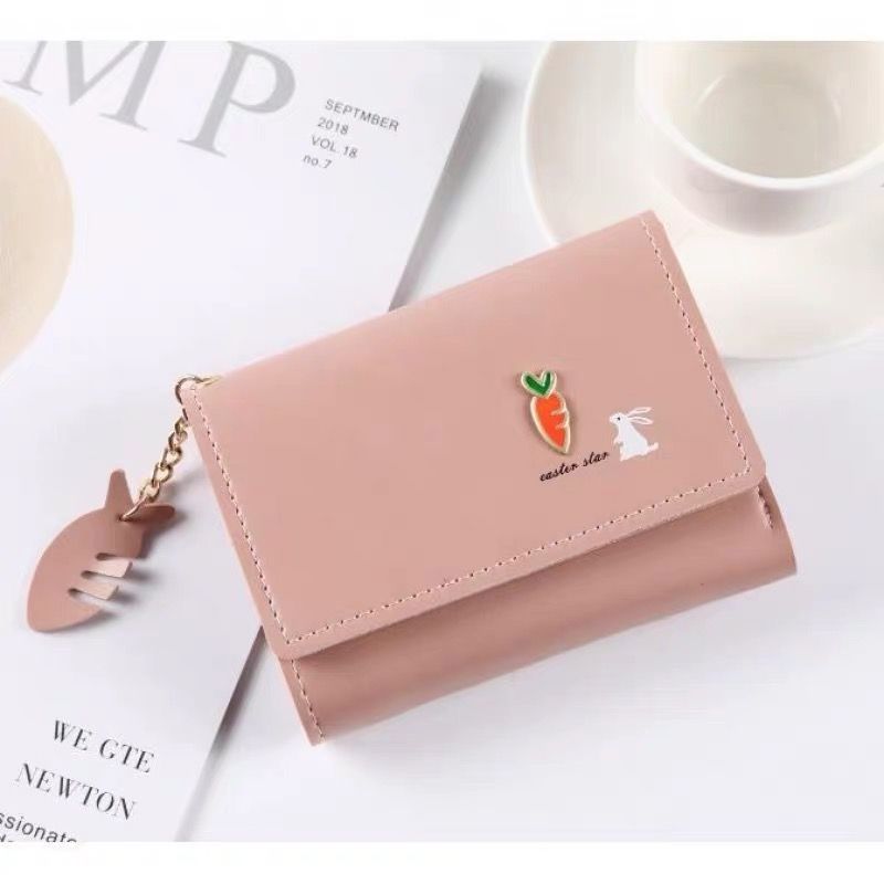New short wallet women's 30% discount multi-functional small wallet fashion Mini Korean female student change bag