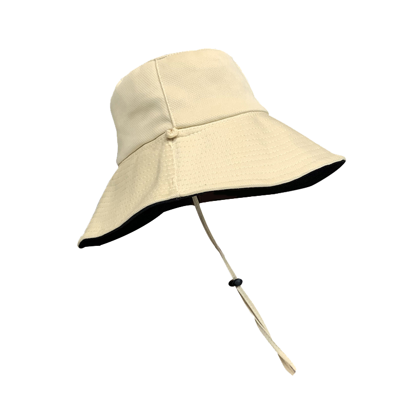 Fisherman hat female Korean version trendy Japanese net red version double-sided hat UV protection big brim hat sun hat sun visor