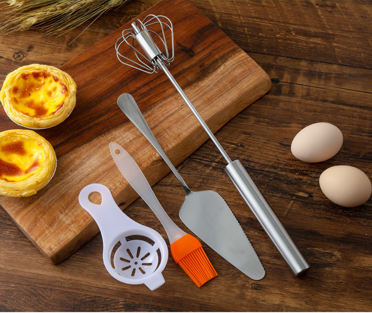 打蛋器手动半自动家用迷你型手持式奶油打发器不锈钢打鸡蛋搅拌器