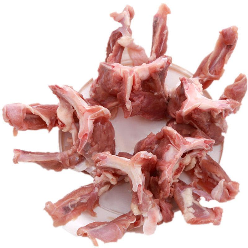 新鲜鸭锁骨 包邮 冷冻生鸭骨架 冰冻鸭叉骨鲜鸭架子鸭骨油炸煲汤【2月