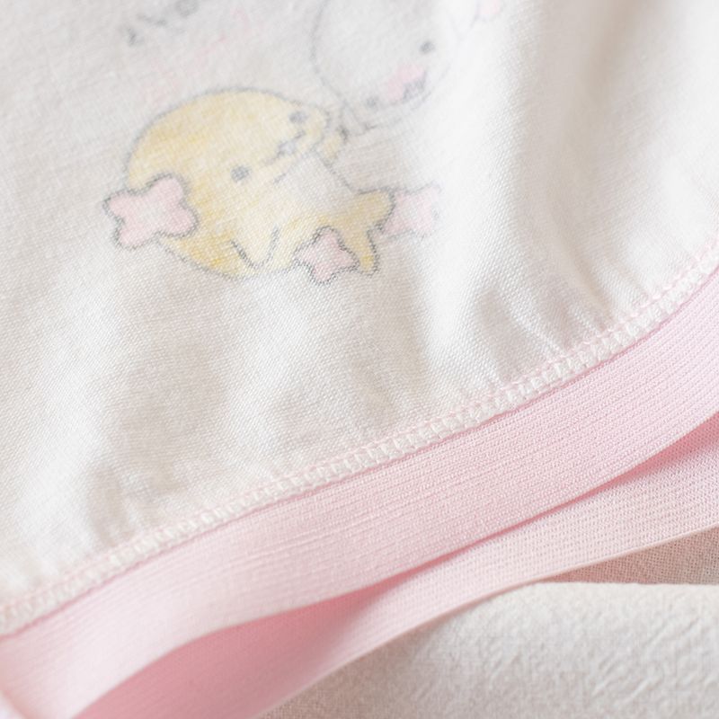 [4 pieces] Girls cotton vest single-layer primary school students underwear pure cotton wrapped chest developmental period 8-13 years old girls