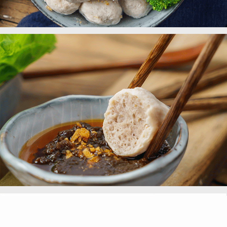 潮汕正宗手打猪肉丸香菇丸猪肚丸潮州肉丸子汕头火锅烧烤食材美食