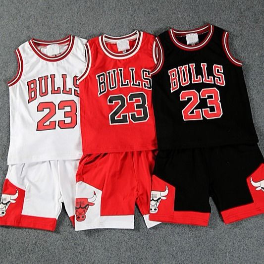 New boys' and girls' basketball suit summer two piece primary school students' sleeveless shorts vest sportswear