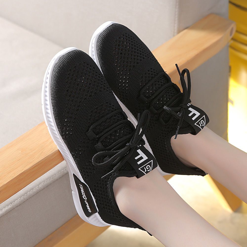 镂空网鞋女韩版百搭运动鞋女跑步鞋夏季透气女鞋休闲鞋新款鞋子az