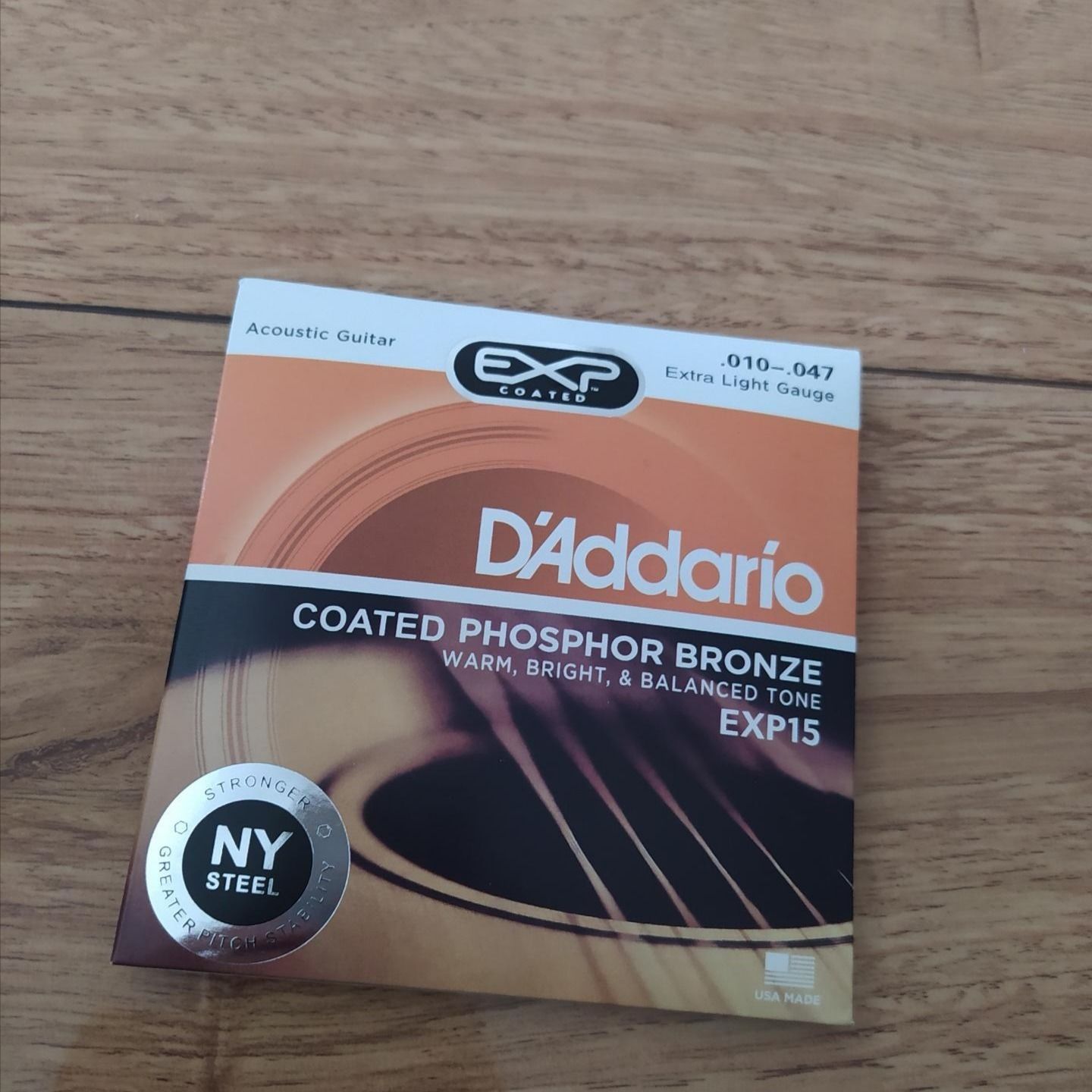 [琴弦吉他弦全套]达达里奥吉他弦民谣琴弦exp16原装品质镀膜琴弦