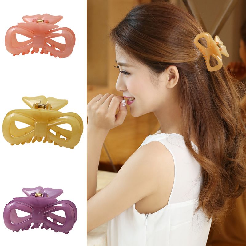 新款后脑发夹发饰蓬松中号盘发韩式