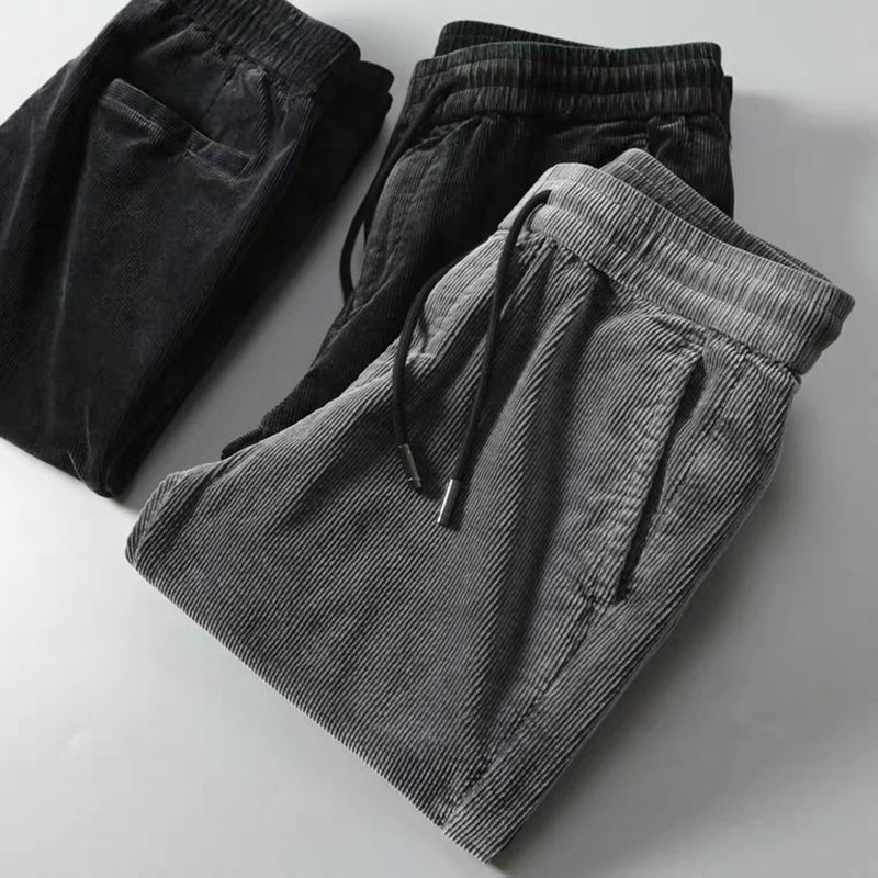 Large men's trousers in autumn and winter