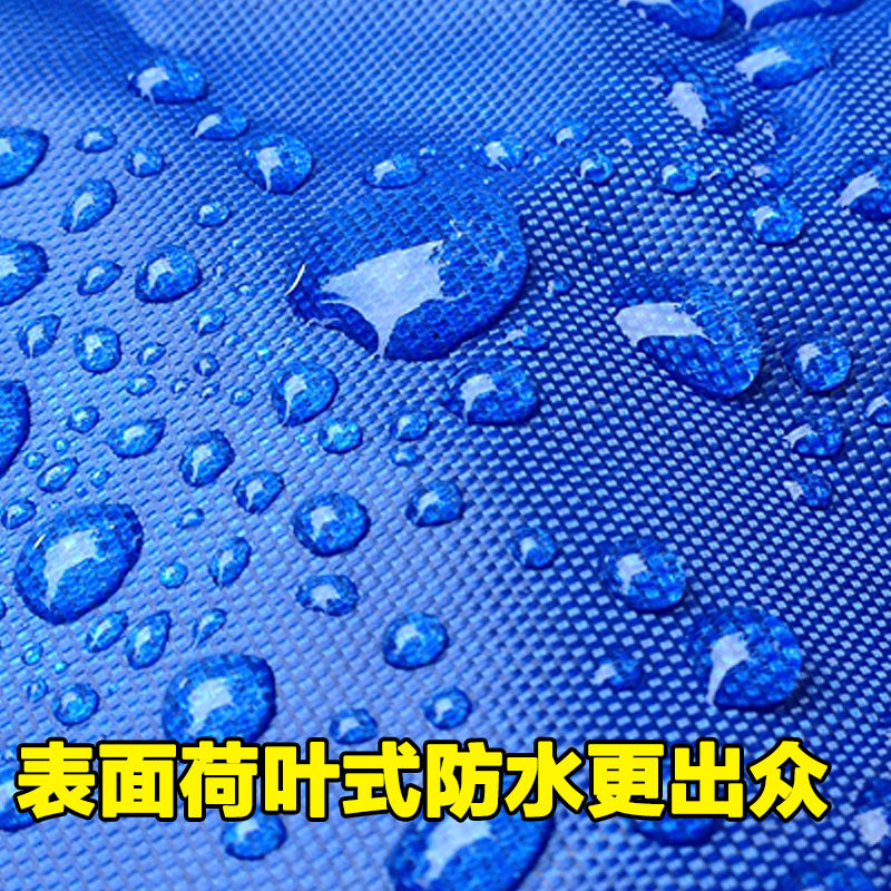 88611-加厚母子雨衣电动车摩托车雨披电瓶车双人加大加长三人骑行防暴雨-详情图