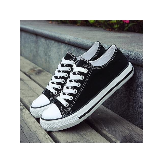 小男孩鞋子帅气高中初中学生低帮帆布鞋男士韩版休闲青少年板鞋