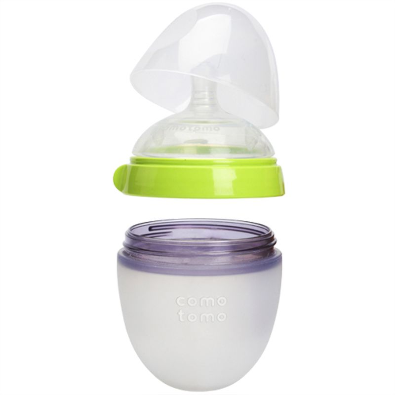 可么多么官方店宽口径硅胶奶瓶新生儿宝宝奶瓶套装防摔防胀气