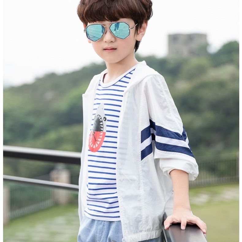 男童夏季儿童防晒服2020新款防紫外线中大童薄透气小孩时髦防晒衣
