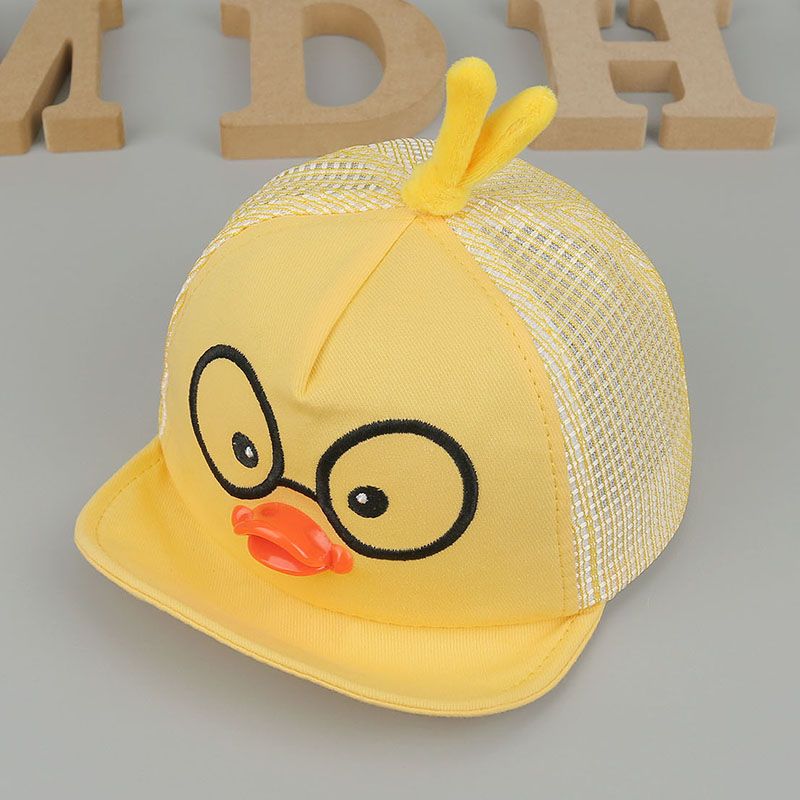 Baby hat summer thin section cute super cute breathable peaked cap tide baby summer shade boy net newborn