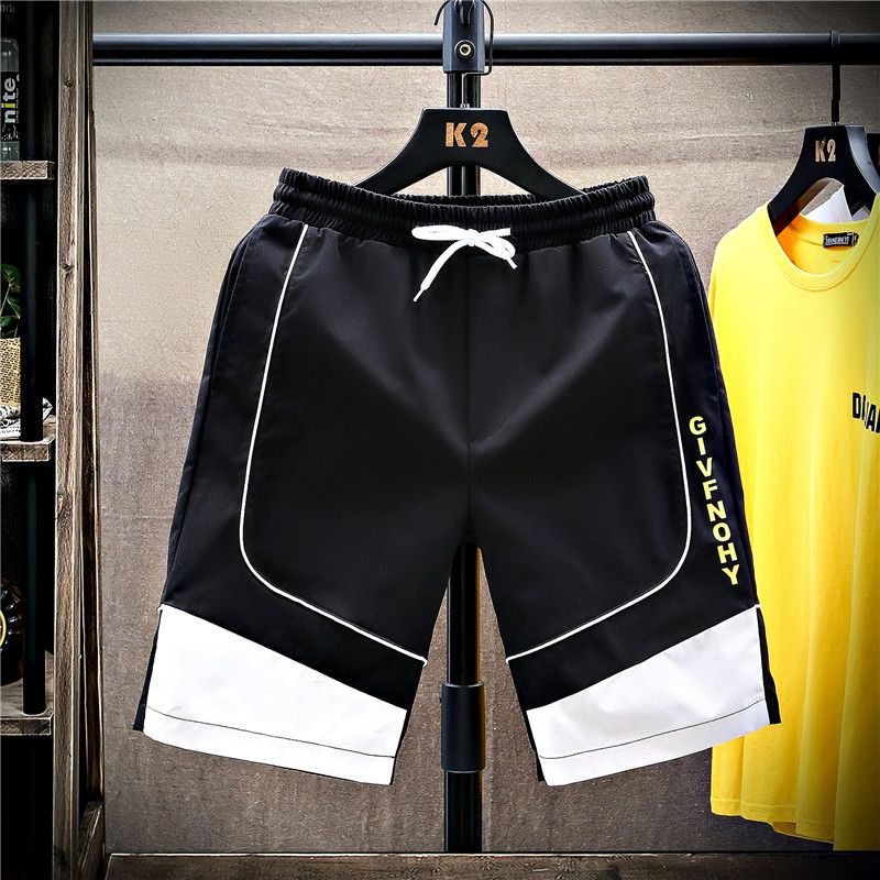 Shorts men's summer thin work wear Capris Korean version of the trend loose large sports pants men's casual pants