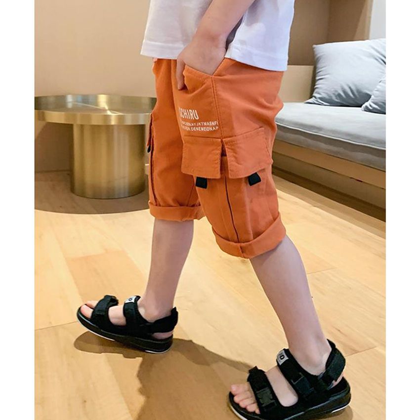Boys' shorts summer wear new children's Capris middle and large children's casual pants