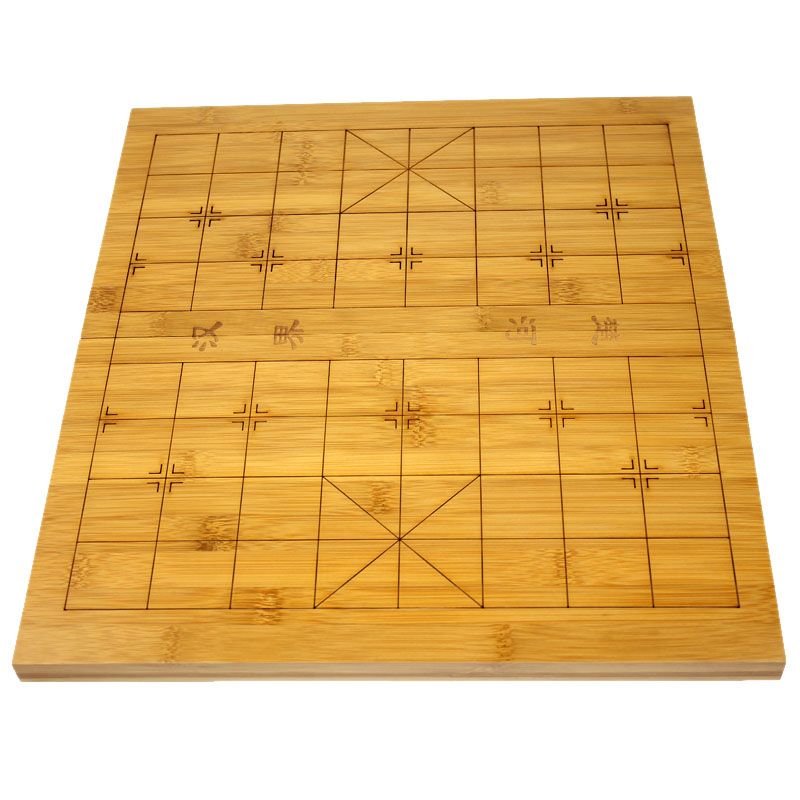 2cm厚楠竹棋盘围棋象棋两用双面棋盘大号竹质棋盘围棋板五子棋盘