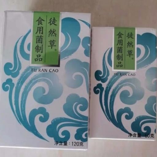 瀚齐徒然草食用菌制品买大瓶240粒120克送小瓶120粒60克