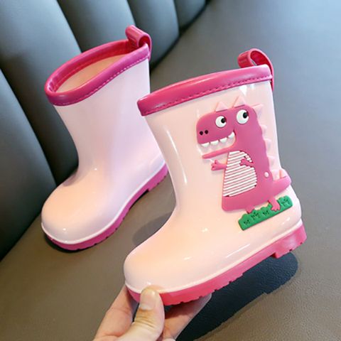 儿童雨鞋加绒可拆卸雨靴女孩防滑1-7岁幼儿园加厚防寒保暖中大童