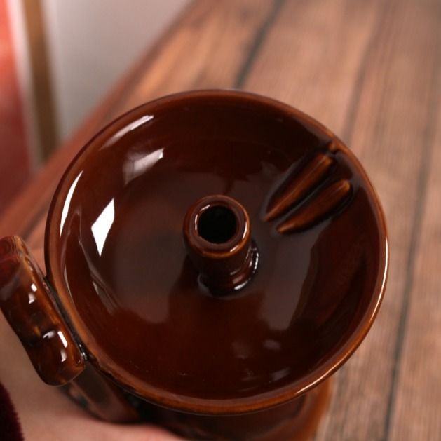 传统桐油灯复古老式陶瓷仿古灯芯供佛油灯供奉家用祭祖佛灯供灯