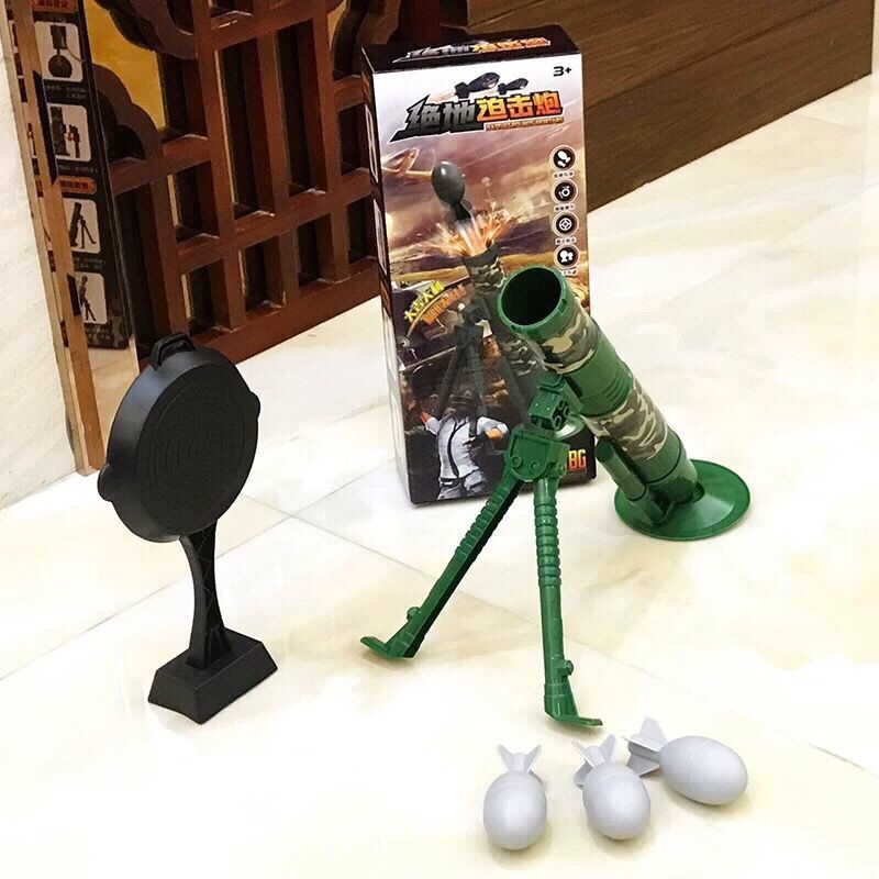迷你迫击炮吃鸡玩具炮迫击发射弹射儿童迫击坦克模型迫击炮弹榴弹