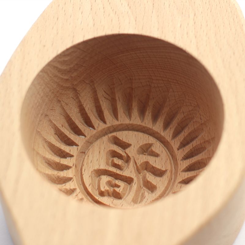 凹底模加深加厚花纹圆馒头木模具榉木豆沙包子苏式月饼蛋黄酥包邮