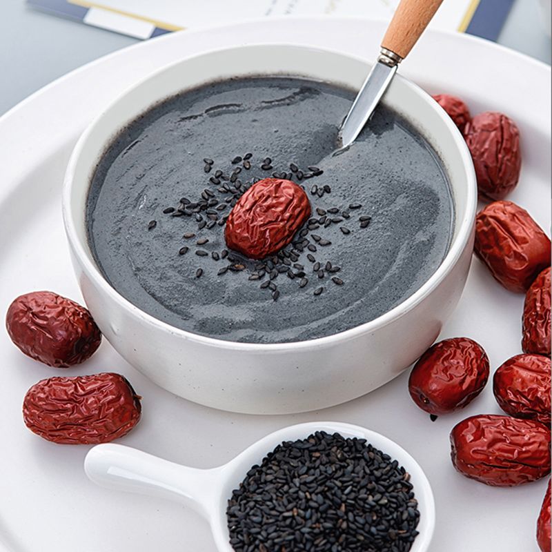 智力核桃黑芝麻糊红枣加钙手磨芝麻糊冲饮即食早餐代餐袋装小包装
