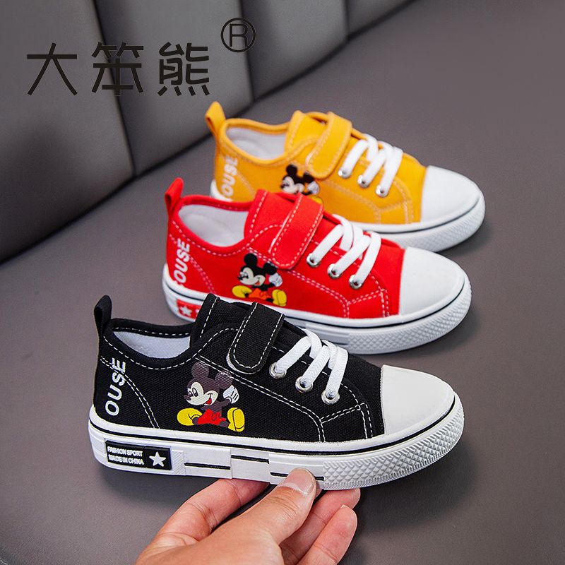 Mickey Mouse spring 2020 children's canvas shoes for boys and girls