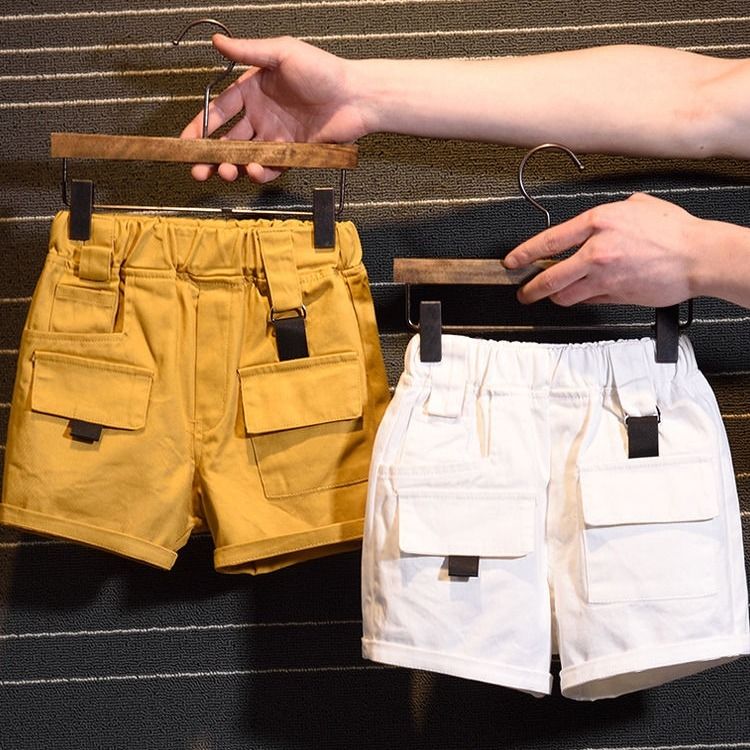 Boys' summer Pants Capris thin children's work wear shorts Korean baby casual pants 2020 NEW