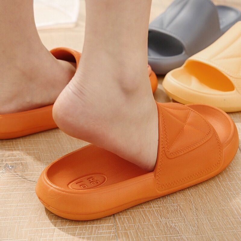 Japanese EVA heavy soled slippers women's summer home indoor ins bathroom bath soft bottom antiskid sandals male