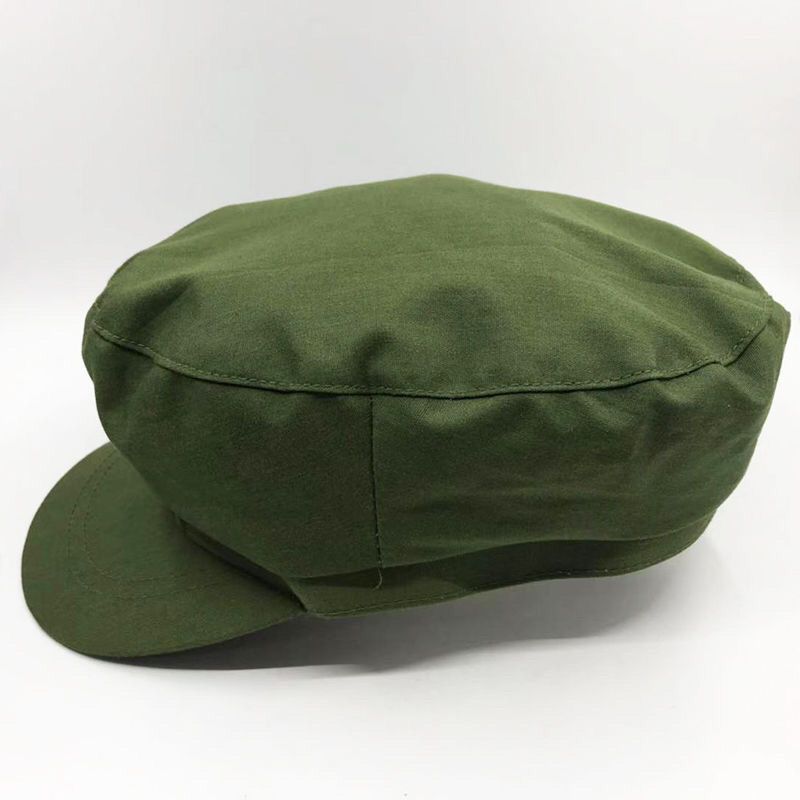 65式军绿解放帽军迷帽演出帽五角星帽演出老兵帽平顶帽收藏纪念帽