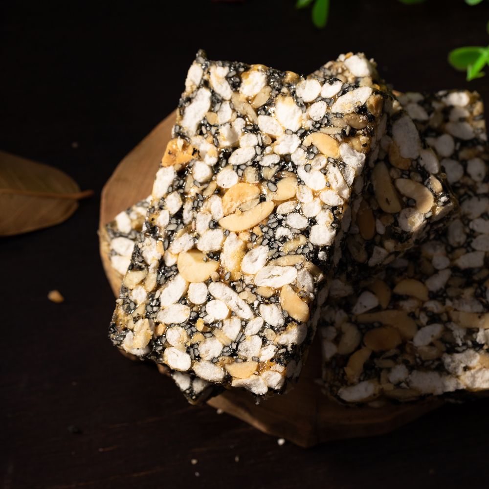 零食农家中国糕点宁波黑芝麻花生糖象山