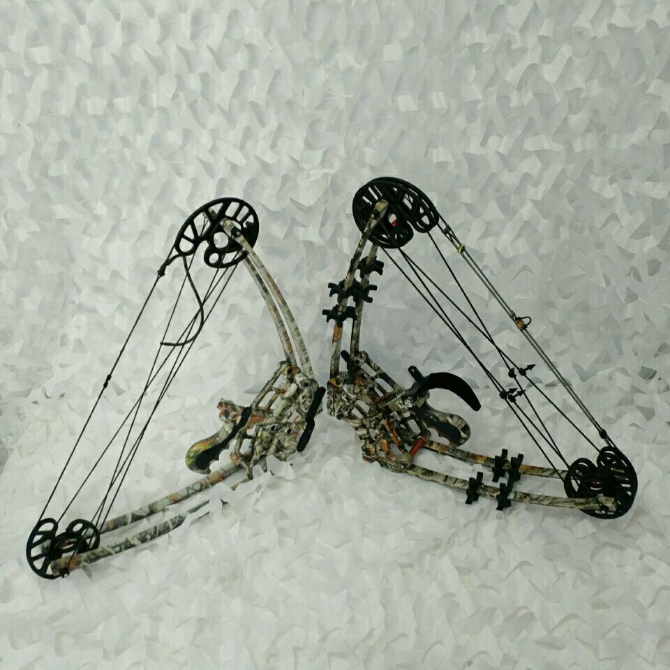 弓箭复合弓军兴夜莺军兴飞星三角复合弓短轴弓钢珠弓射箭多用途