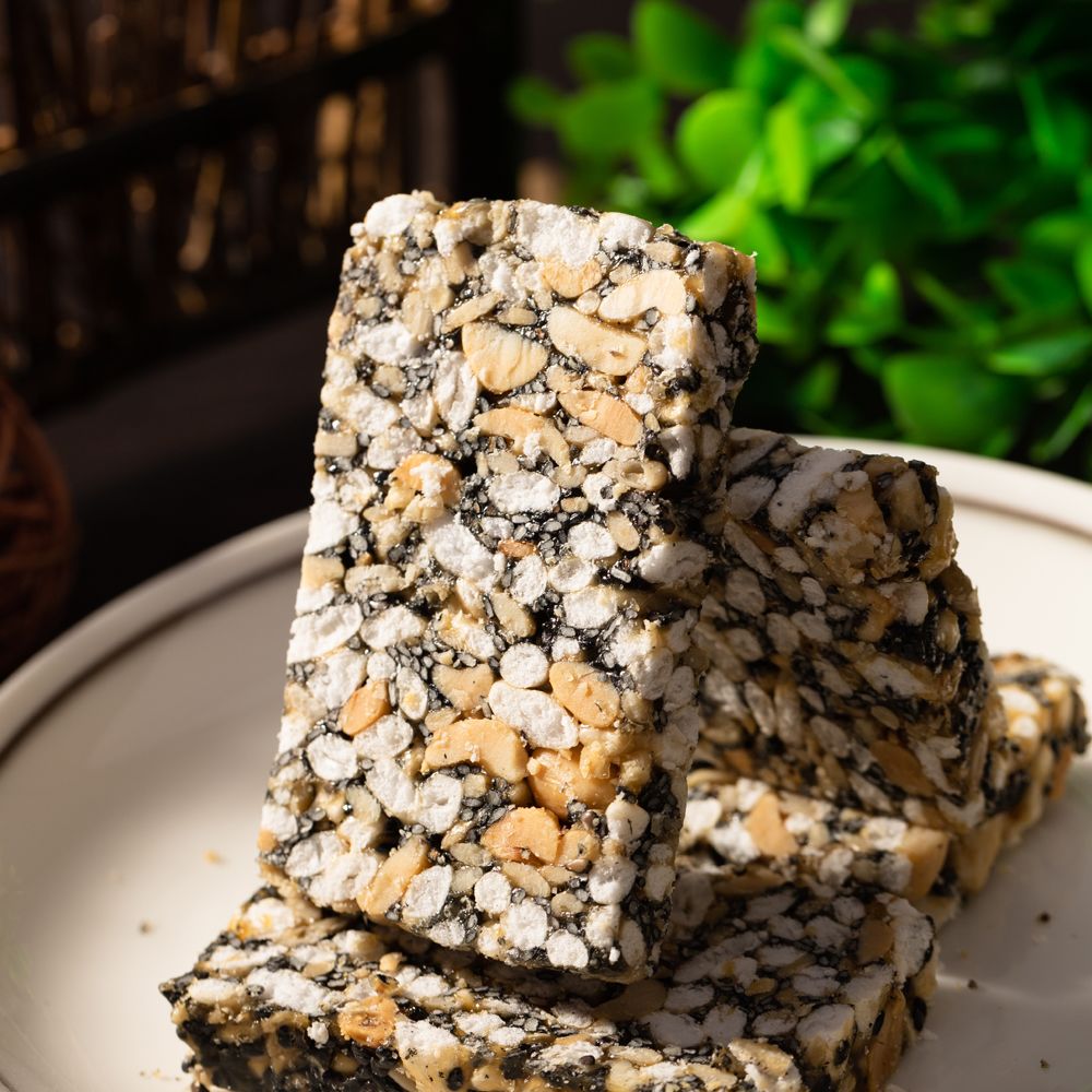 零食农家中国糕点宁波黑芝麻花生糖象山