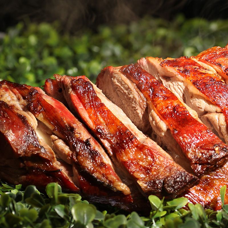 内蒙古现烤羊腿羊排新鲜羊肉烧烤熟食手撕原味孜然麻辣送刀送蘸料