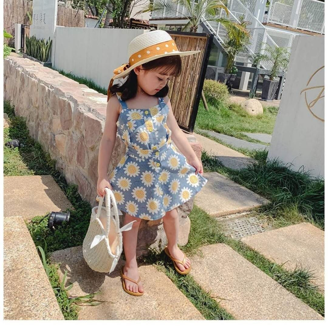 Girls' suit summer dress 22 new children's Korean version middle and small children's summer style girls' fashionable two-piece skirt