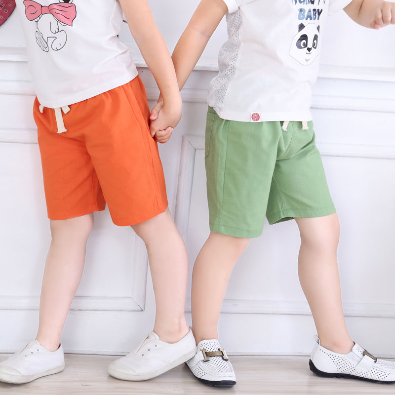 Children's shorts summer thin baby summer clothes children's five point Pants Boys' trousers girls' bottom pants