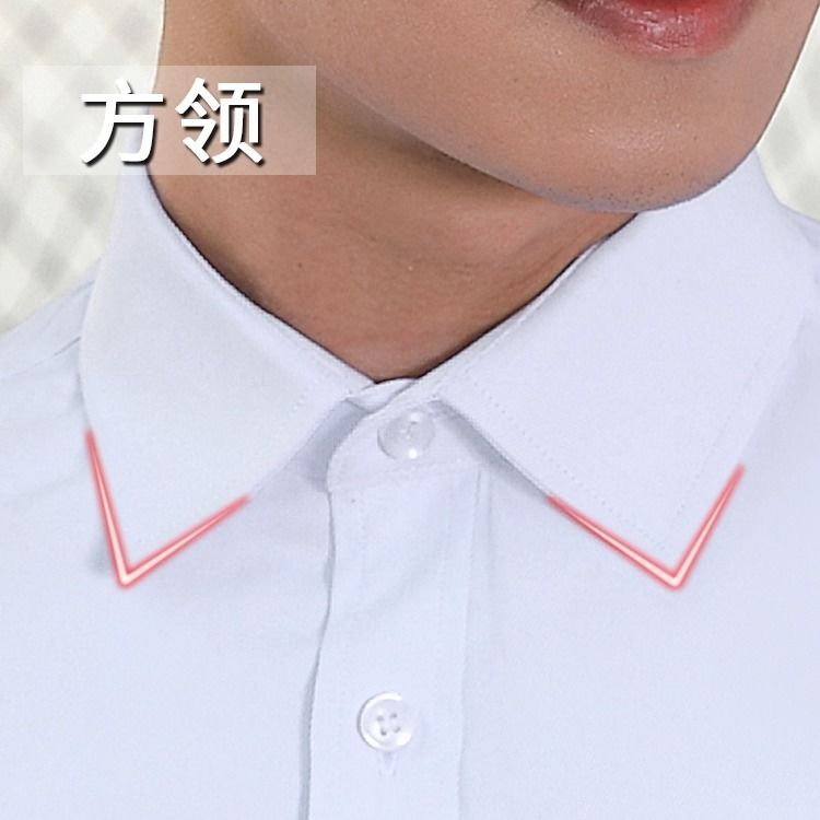 2020新款衬衫男长袖白色加绒潮流韩版短袖春秋款高档西装工作服