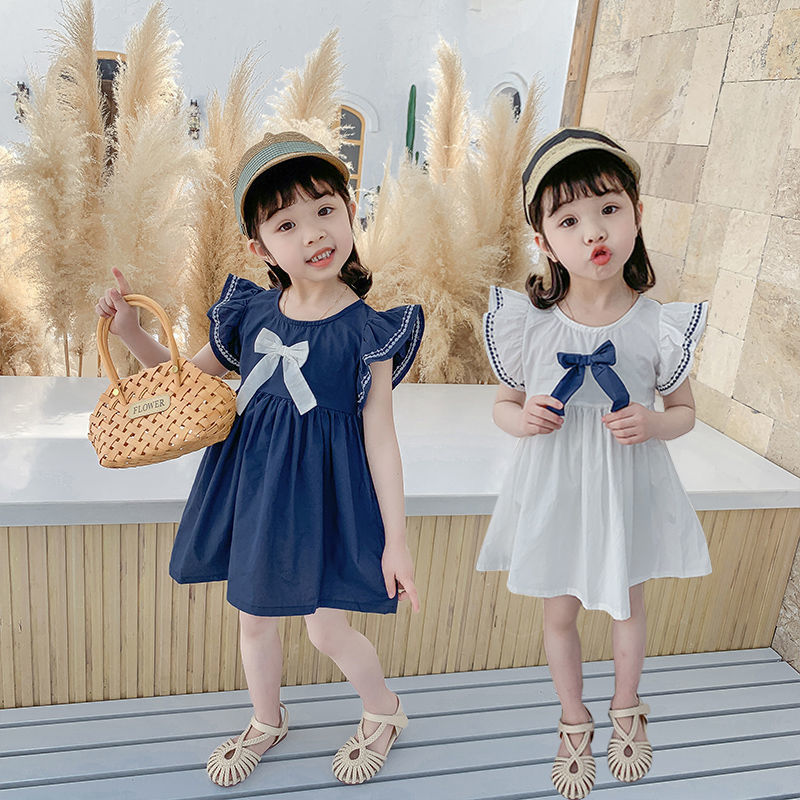 Girls' dress summer dress 2020 new children's student skirt summer long fairy skirt Chinese style