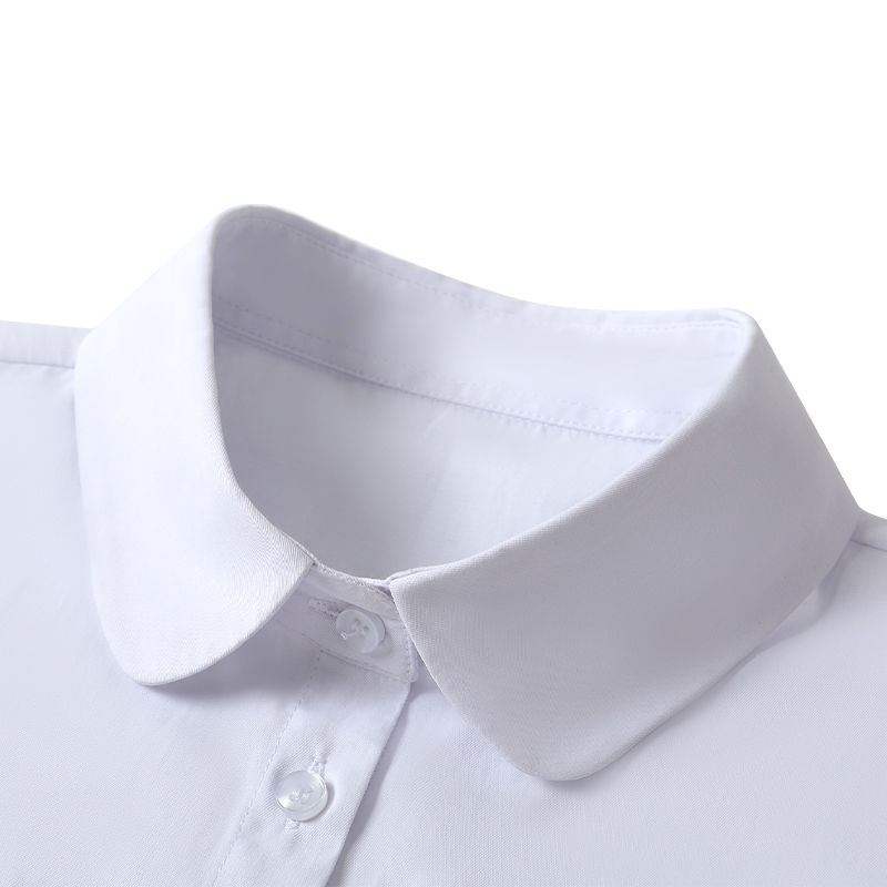 假领子女百搭假领衬衫领棉装饰立领圆领方领假衣领白色条纹衬衣领