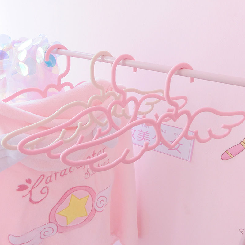 Family girl angel love wing clothes rack dormitory lovely clothes rack tie scarf hanging clothes rack drying clothes rack