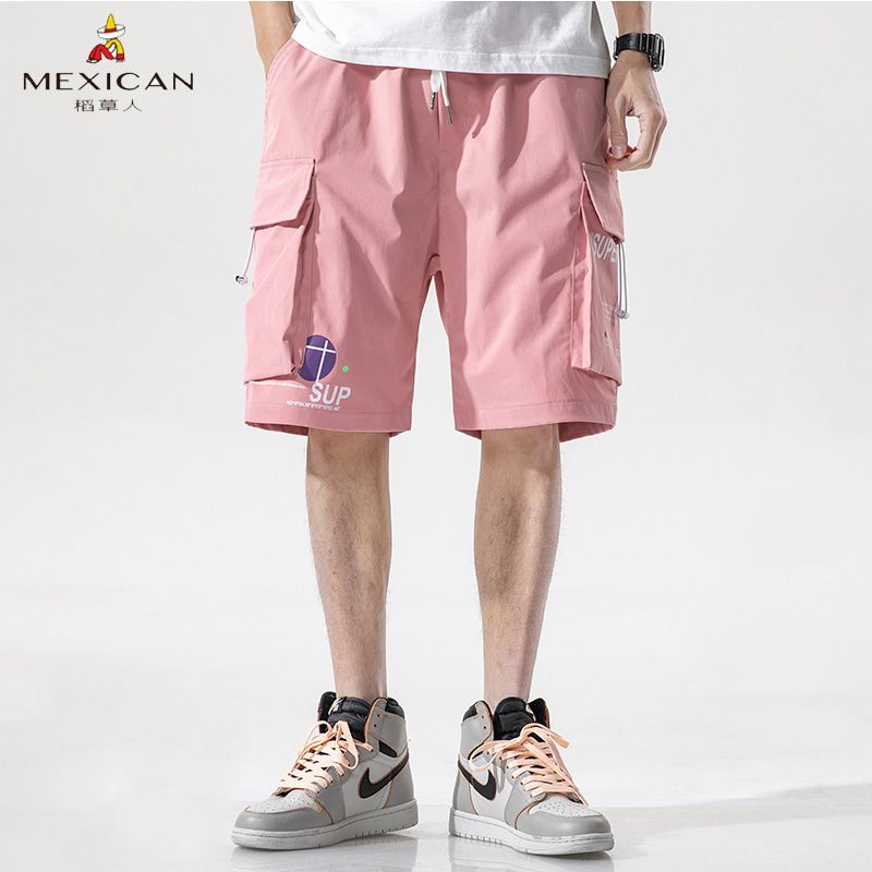 Mexican Scarecrow short pants men's fashion summer sports fashion brand leisure Student Korean work clothes Capris