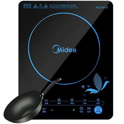 正品美的电磁炉智能特价家用触摸式超薄防水爆炒电池炉灶火锅饭