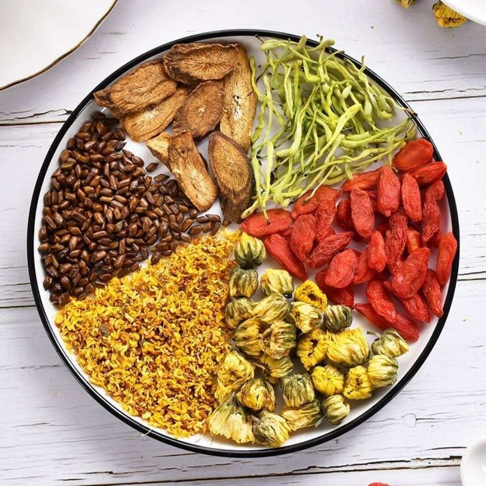 菊花决明子茶牛蒡枸杞茶金银花桂花茶熬夜护肝茶男女养生茶40小包