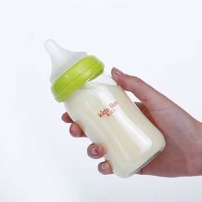 贝适亲奶瓶婴儿玻璃宽口径新生宝宝硅胶奶嘴防胀气儿童饮水杯防摔