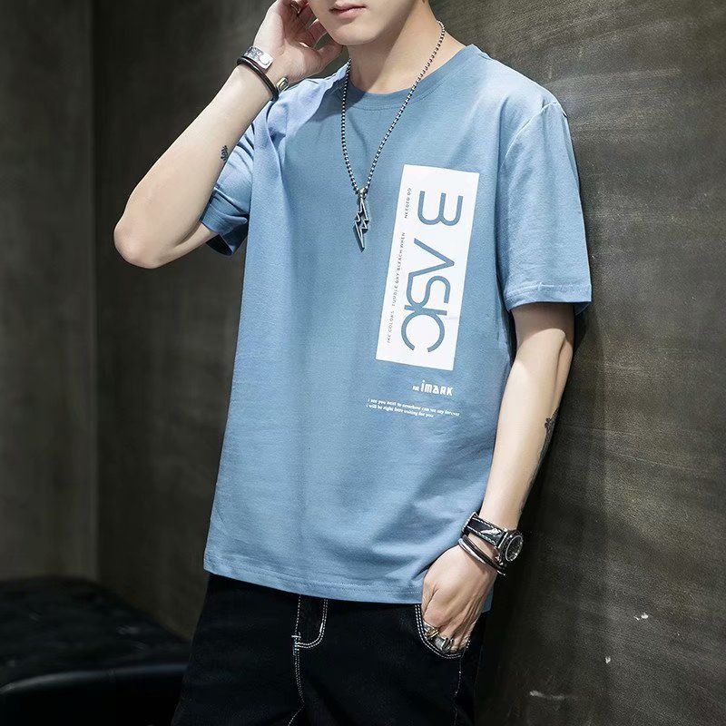 Short sleeve t-shirt men's summer 2020 new trend loose Hong Kong style clothes men's top fashion brand half sleeve ins