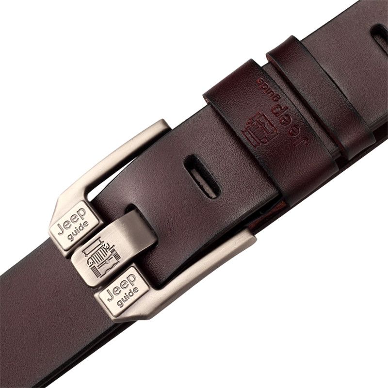 Belt men's simple new Korean version fashion strong wear-resistant classic pin buckle business luxury all-match high-end belt